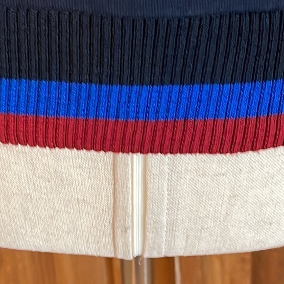 J. CREW Navy Blue Cotton Quarter Zip Pull Over Sweatshirt Sz. XS - Picture 12 of 16